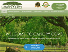 Tablet Screenshot of canopycove.com